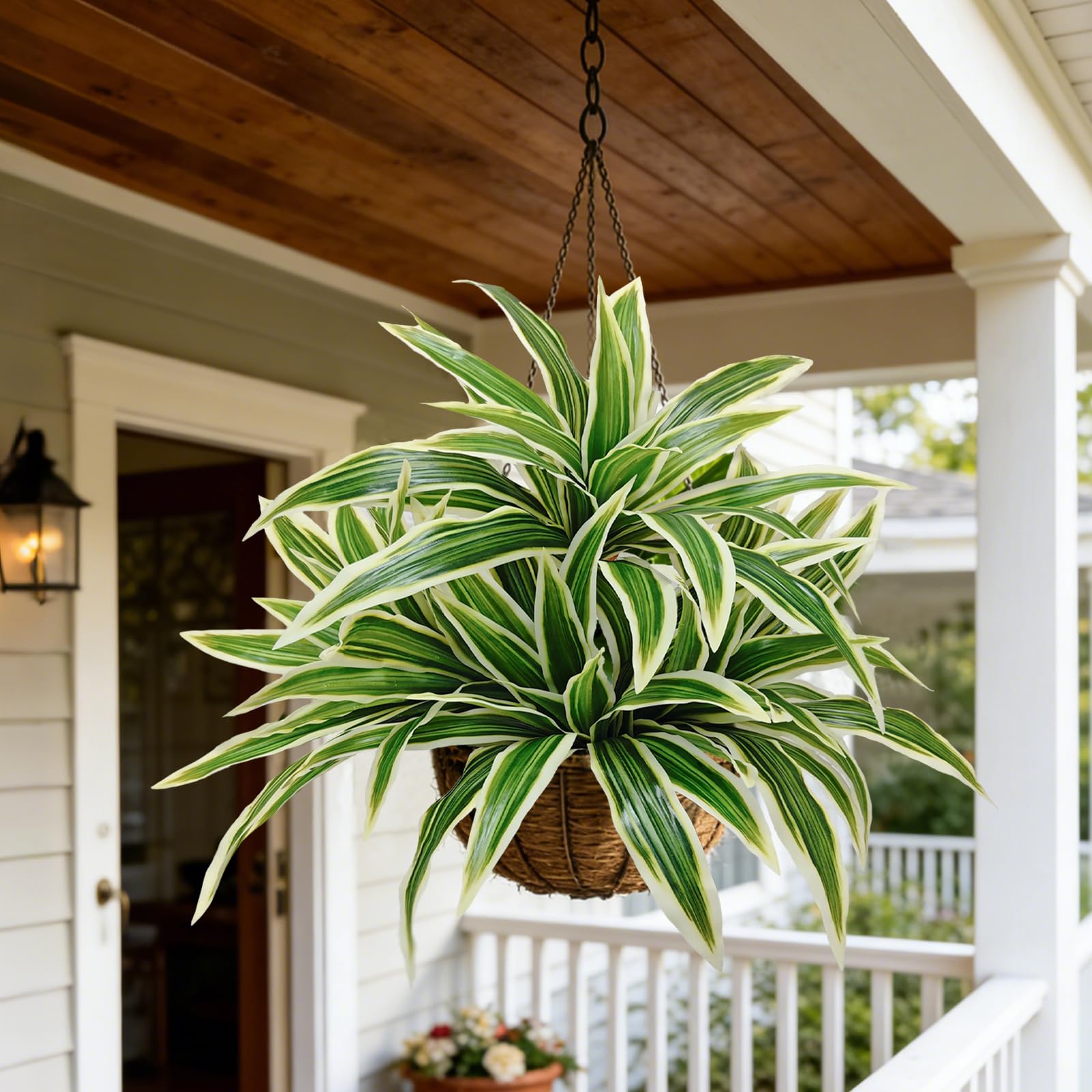 Cherica fake ferns 35-inch width creates a striking focal point
