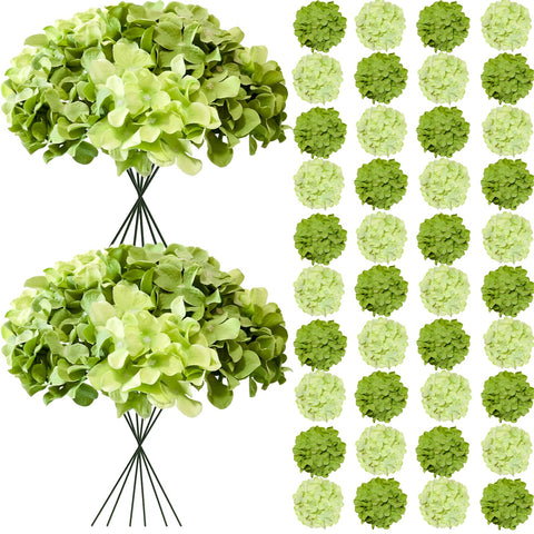 Cherica hydrangea artificial flowers heads with stems for bulk décor and easy centerpieces.