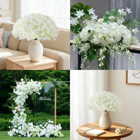 Iron-wire stems bendable for flexible Cherica decor.