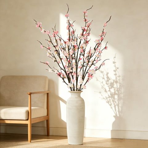 Cherica long stem cherry blossom branch, 39 inches for tall vases