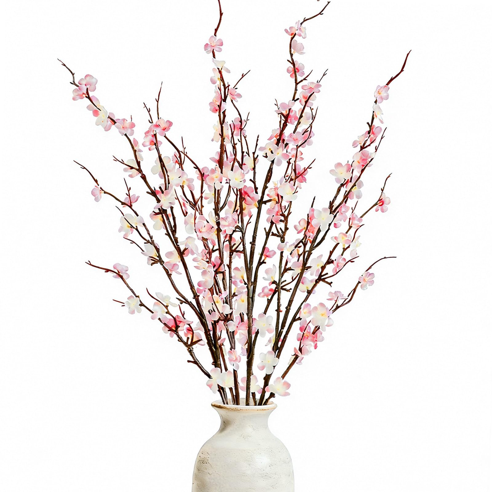 Cherica pink cherry blossom branch, 39 inches, ideal for elegant home decor