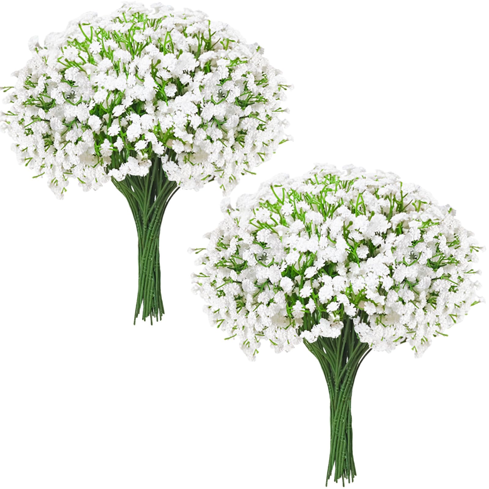 Cherica real touch baby's breath white flowers for delicate décor