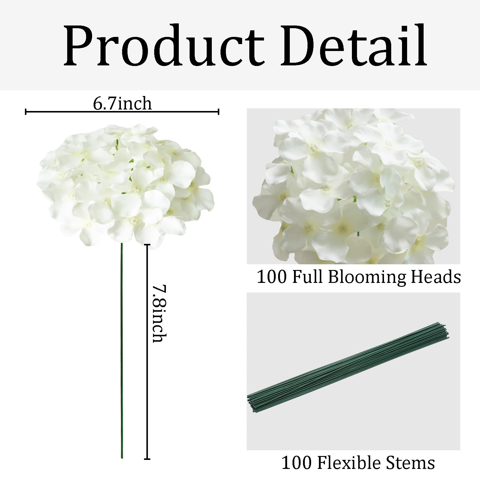 Cherica hydrangea bulk bouquet ideal for DIY wedding decor and crafts.