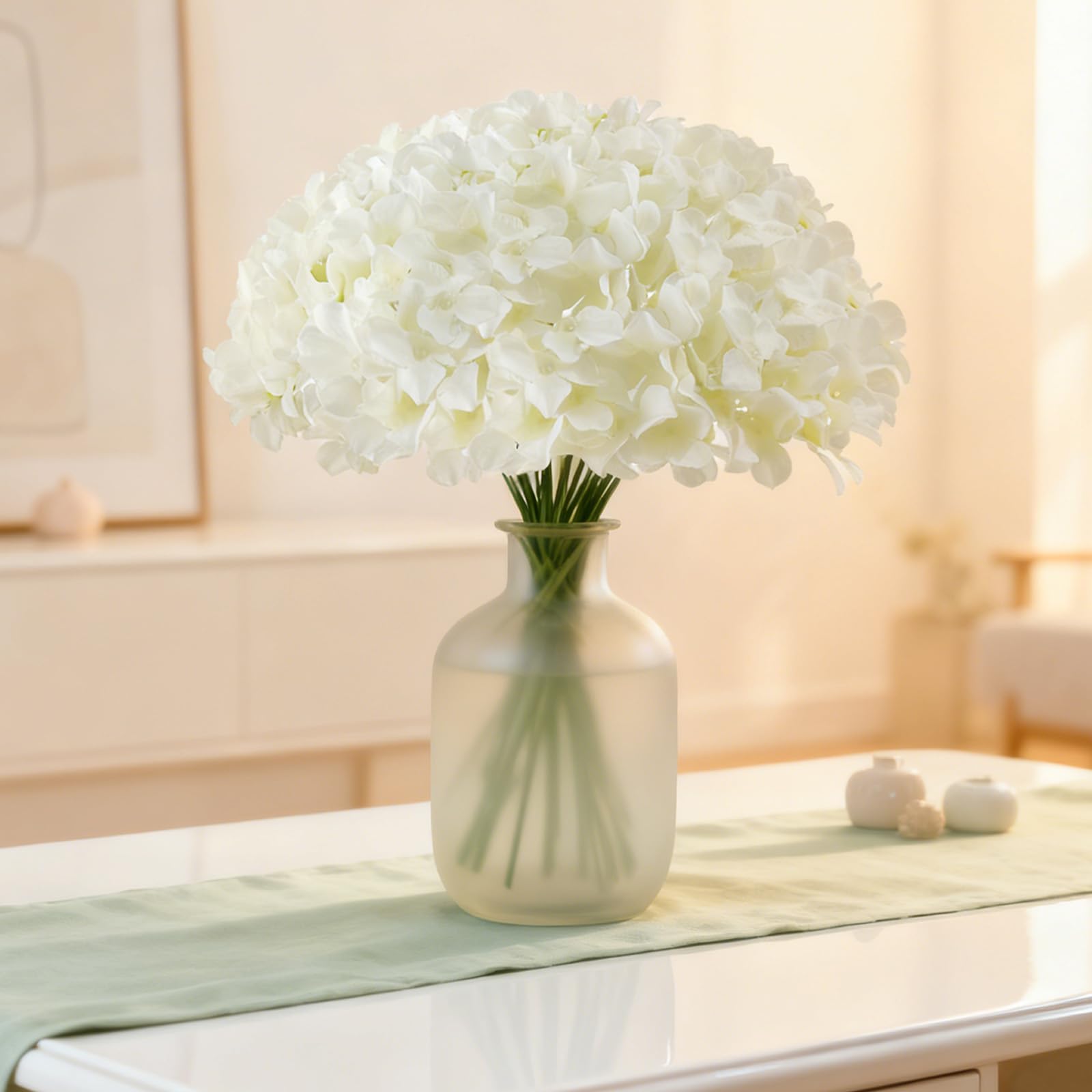Cherica hydrangea for weddings and events as durable centerpieces.