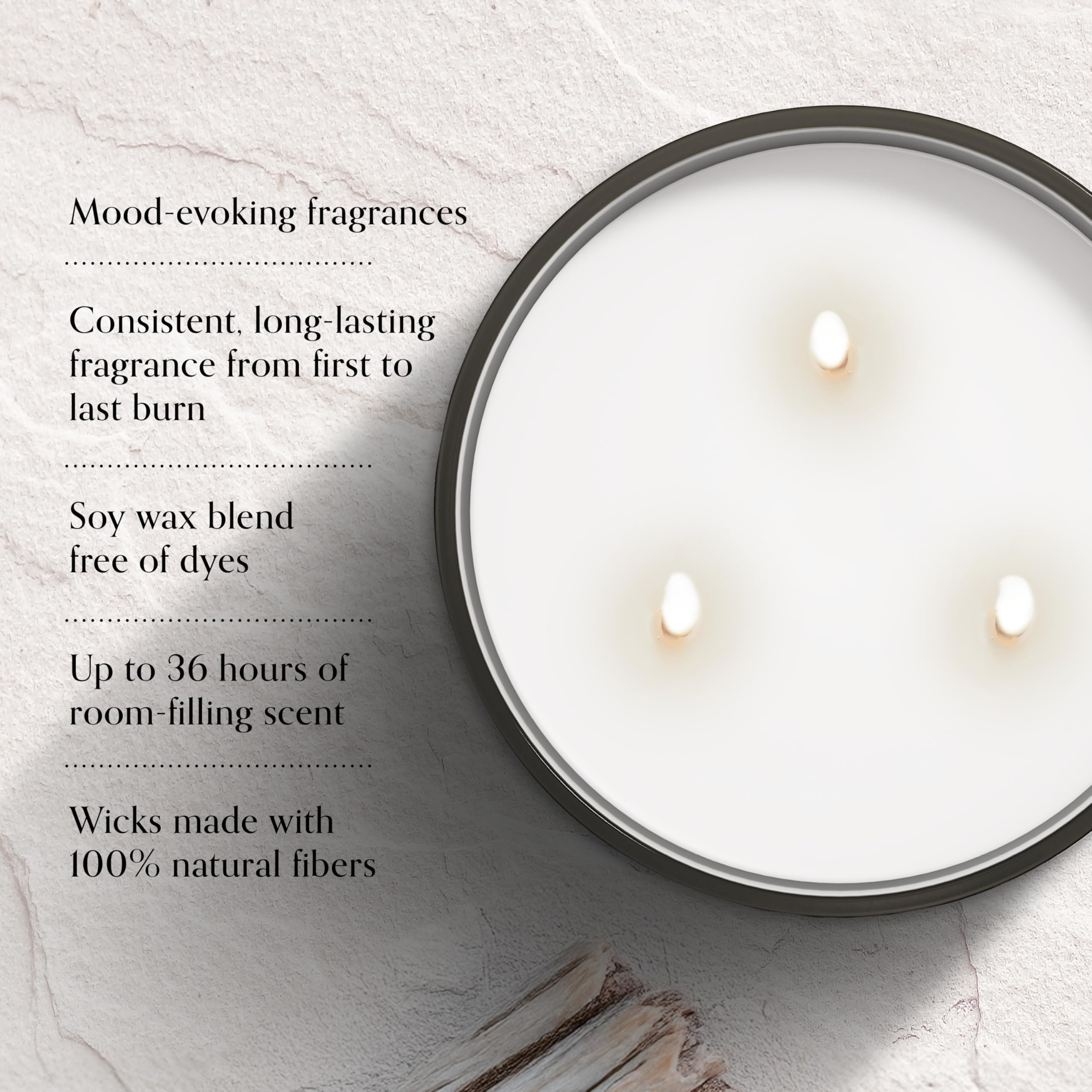 Chesapeake Bay Candle Serene Waters essential oils enrich the fragrance