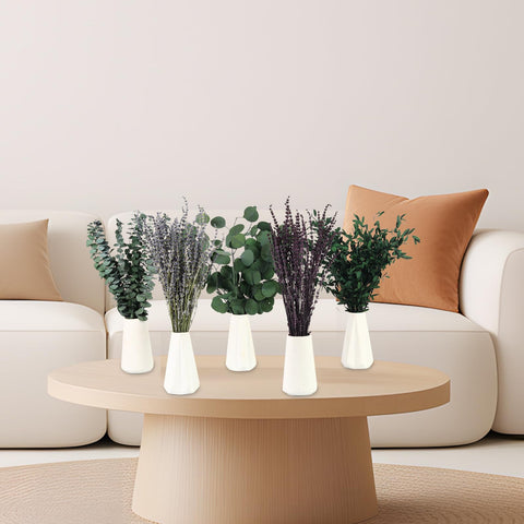 Chflost ready-to-display dried arrangement arrives ready for instant styling.
