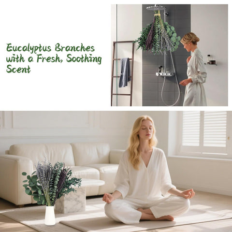 Chflost wall hanging dried florals create a timeless focal point.