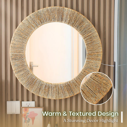 Chi An Home rustic jute texture closeup showcases artisanal craftsmanship.
