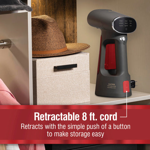 CHI Deluxe Digital Steamer fast-heat provides quick warm-up in seconds