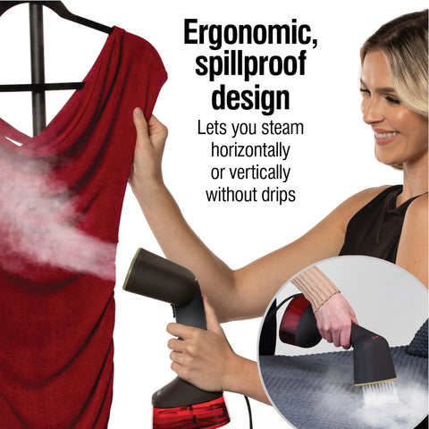 CHI steamer offers two steam modes for delicate or heavy fabrics