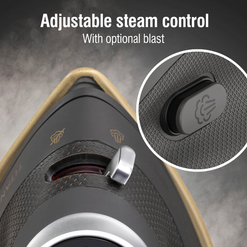 CHI Mini Iron portable design fits in luggage.