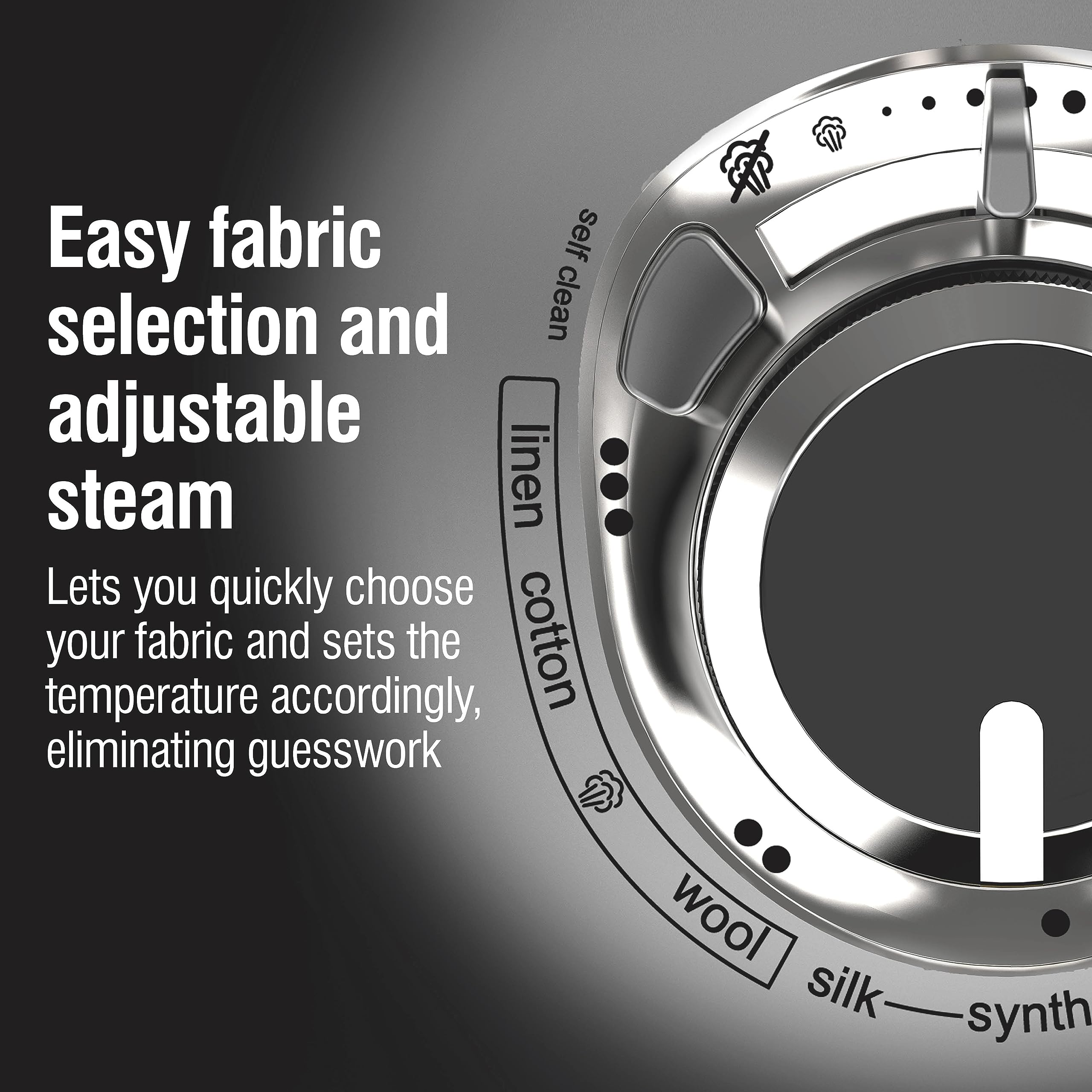 CHI Steam Iron 3-way auto shutoff provides safety during storage and idle moments.