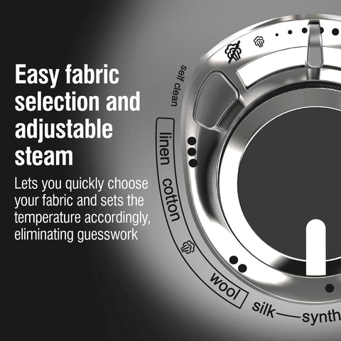 CHI Steam Iron 3-way auto shutoff provides safety during storage and idle moments.