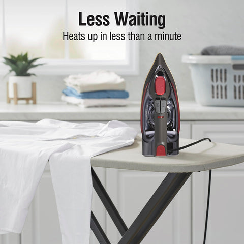 CHI Steam Iron heats up quickly for faster touch-ups between outfits.