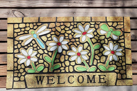 CHICHIC multipurpose doormat is suitable for porch, mudroom, garage, and entryways.
