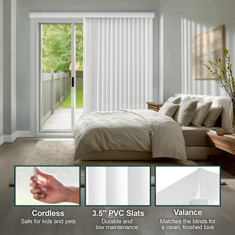 CHICOLOGY Oxford White valance included for a polished, concealed mounting look.