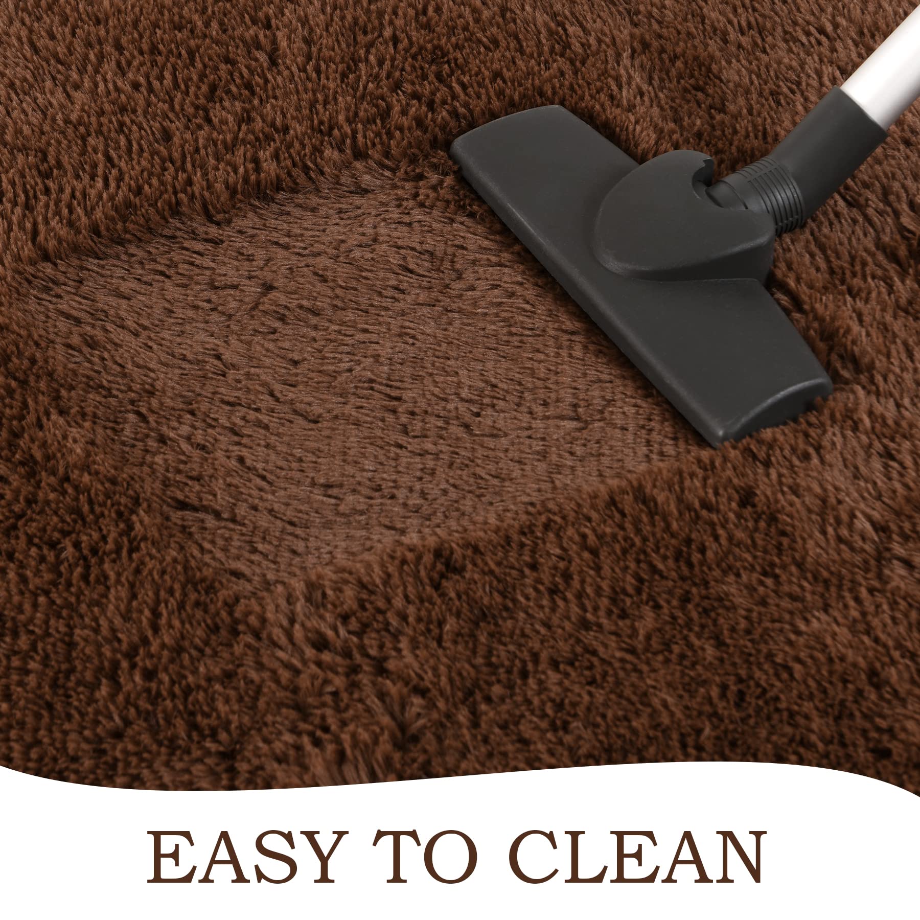 Chicrug decor rug in brown enhances home style