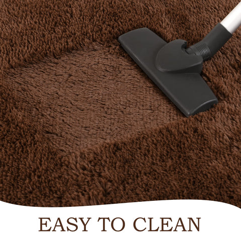 Chicrug decor rug in brown enhances home style