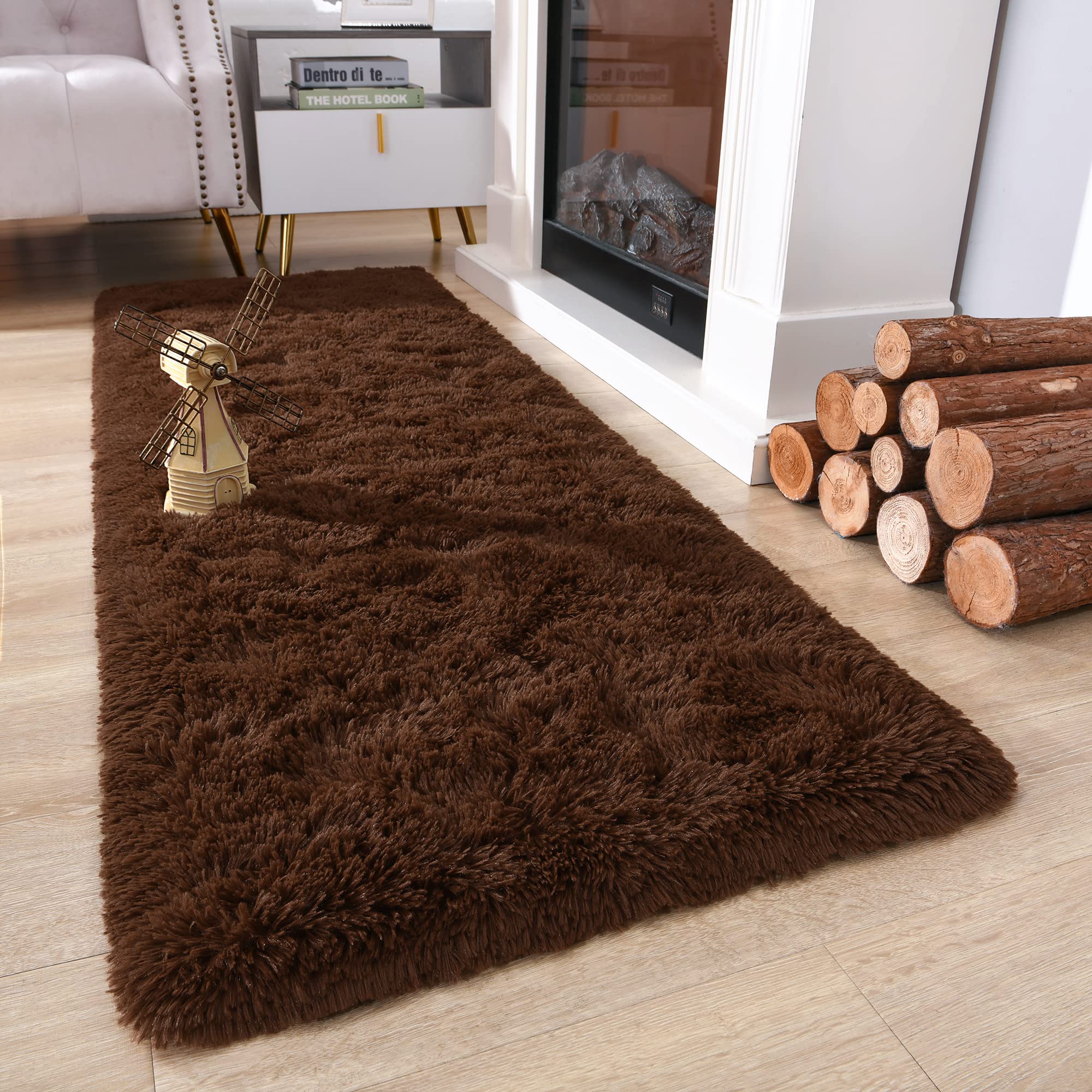 Chicrug nursery rug for kids room promotes a soft play surface