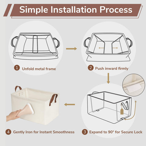 CHICVITA fold-flat design saves space when not in use.