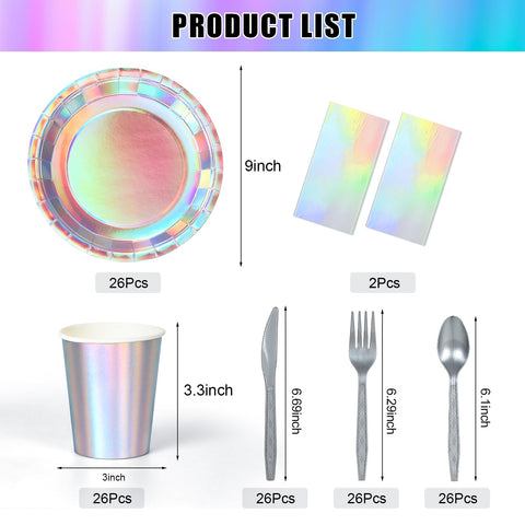 Childom iridescent cups 3-3 inch add easy serving with shimmer
