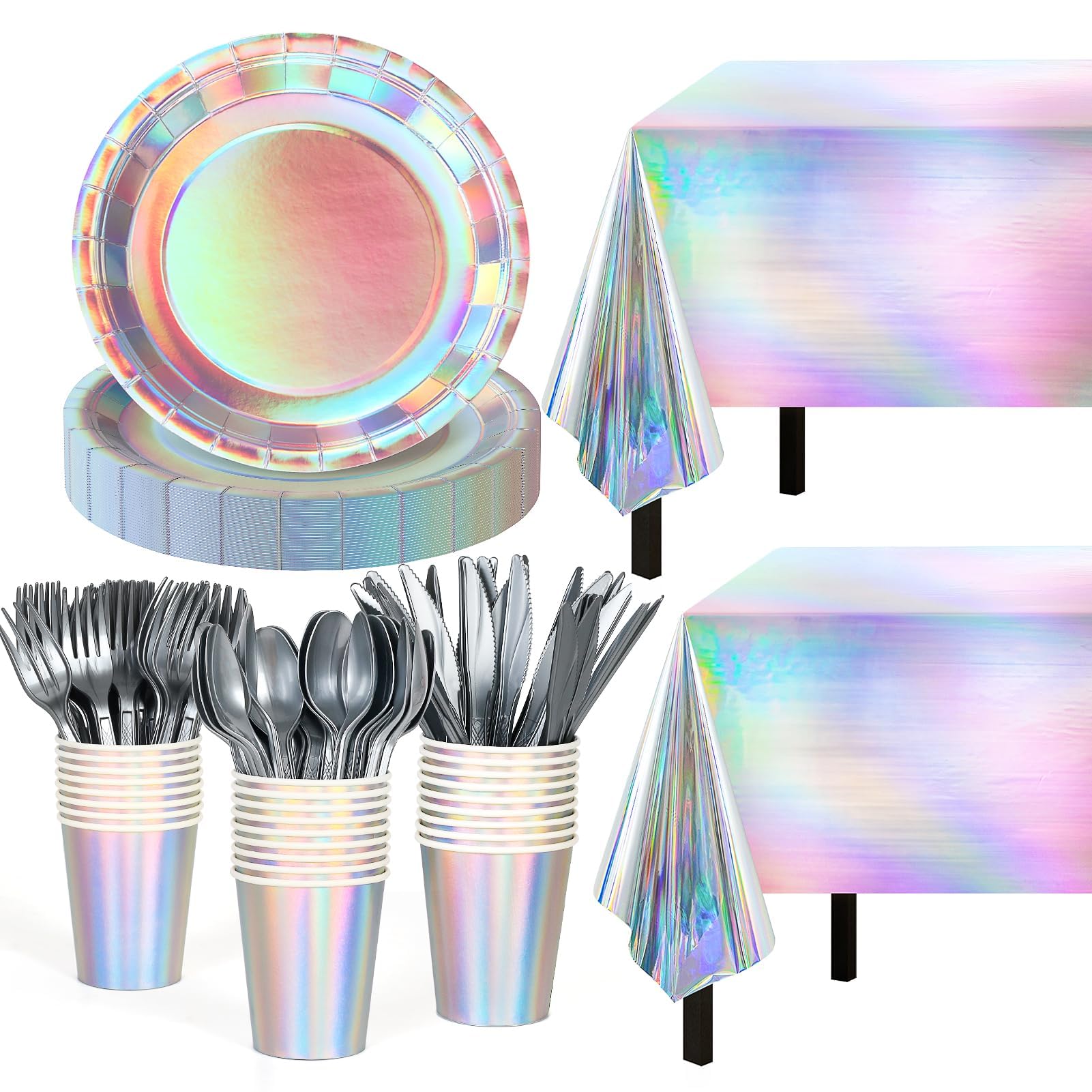 Childom iridescent plates 9 inch brighten your table and photos
