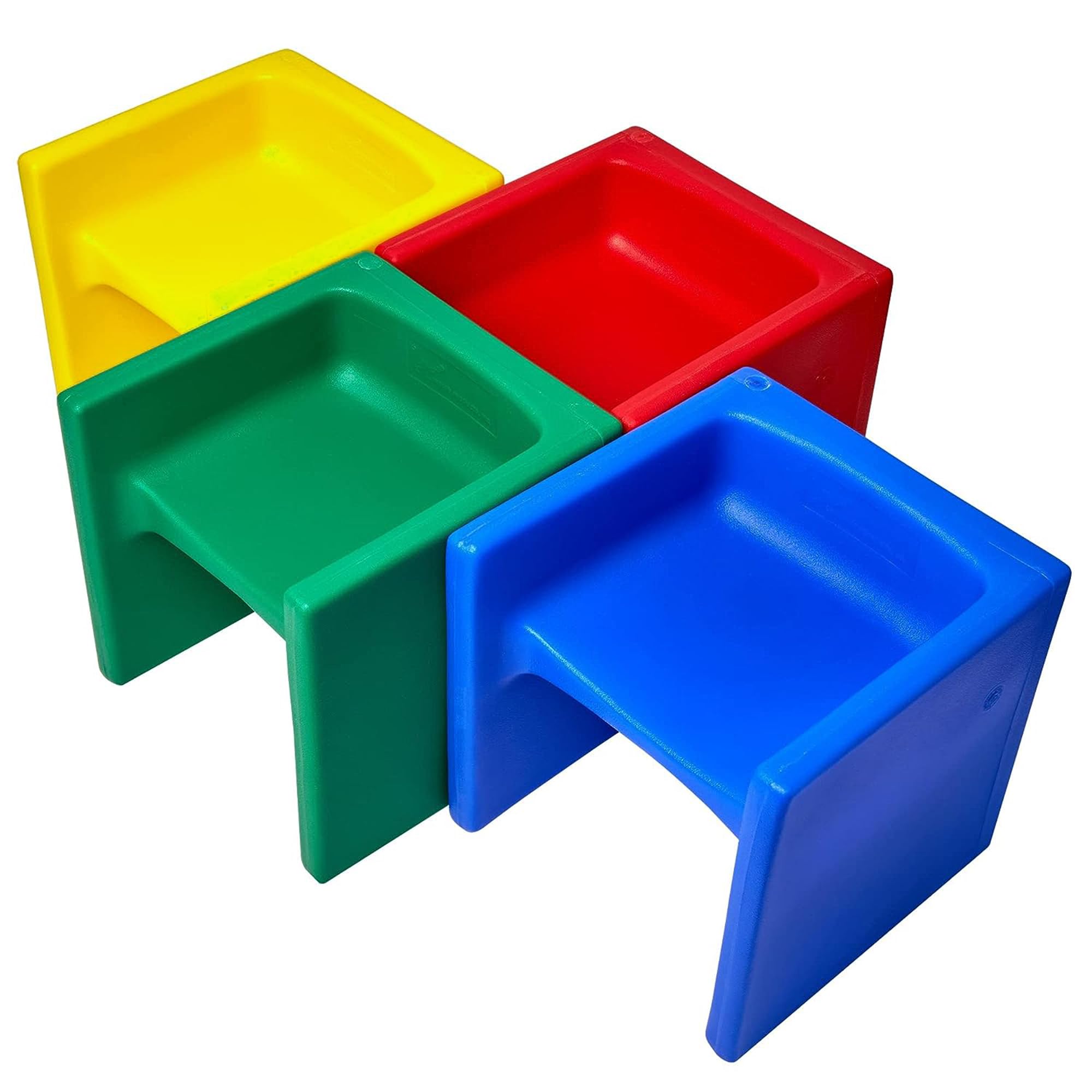 Children's Factory 3-in-1 cube chair in 6-inch seat for compact, kid-friendly seating