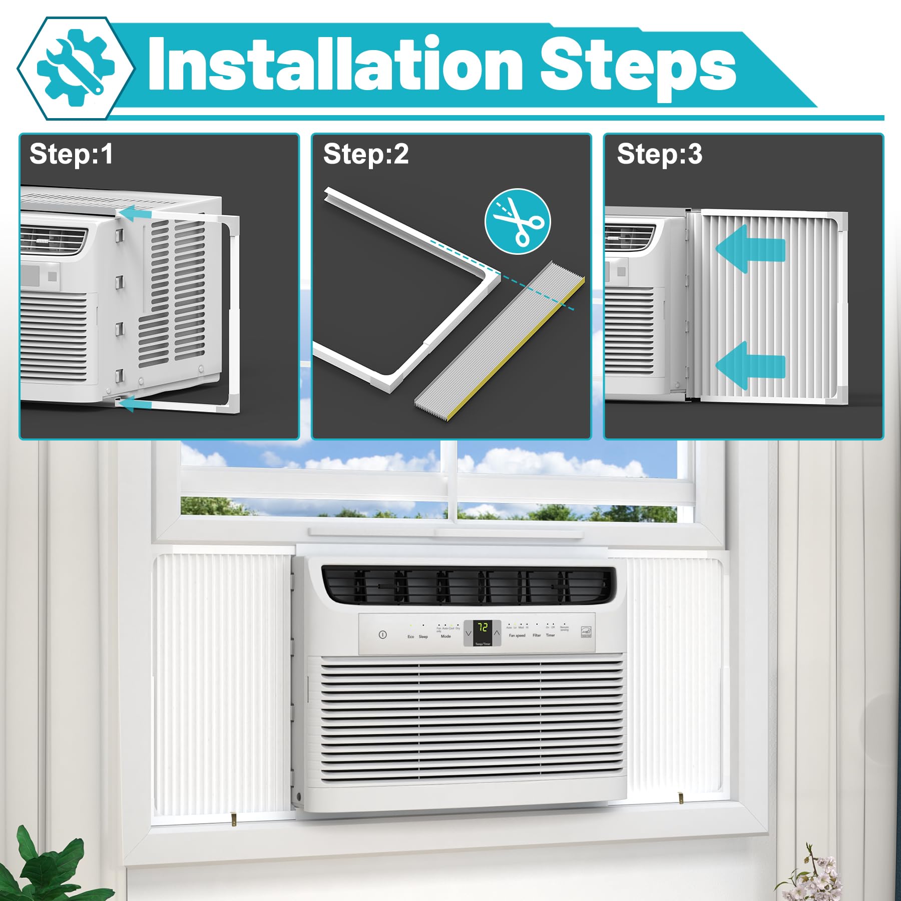 Chiligent pack of 2 side panels ready for multiple units