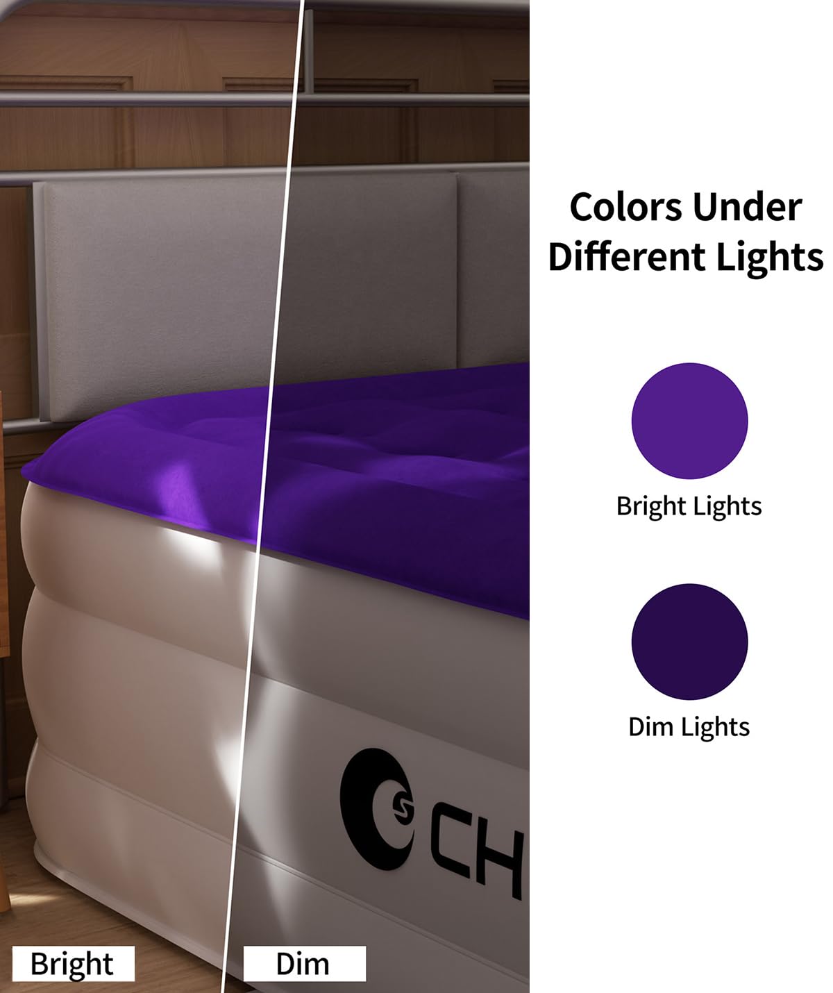 CHILLSUN anti-slip bottom reduces movement and noise during sleep.