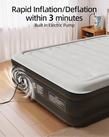 King-size CHILLSUN mattress measures 80x76 for ample sleeping space