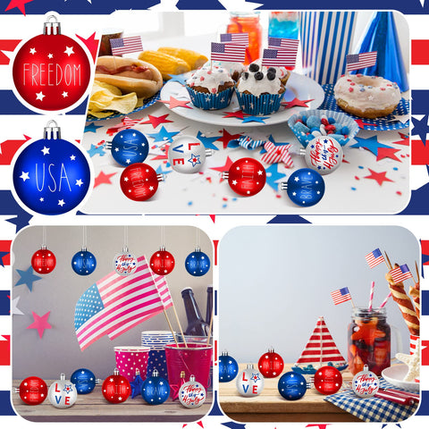 Chitidr USA independence day hanging ornament keeps bright color after long use