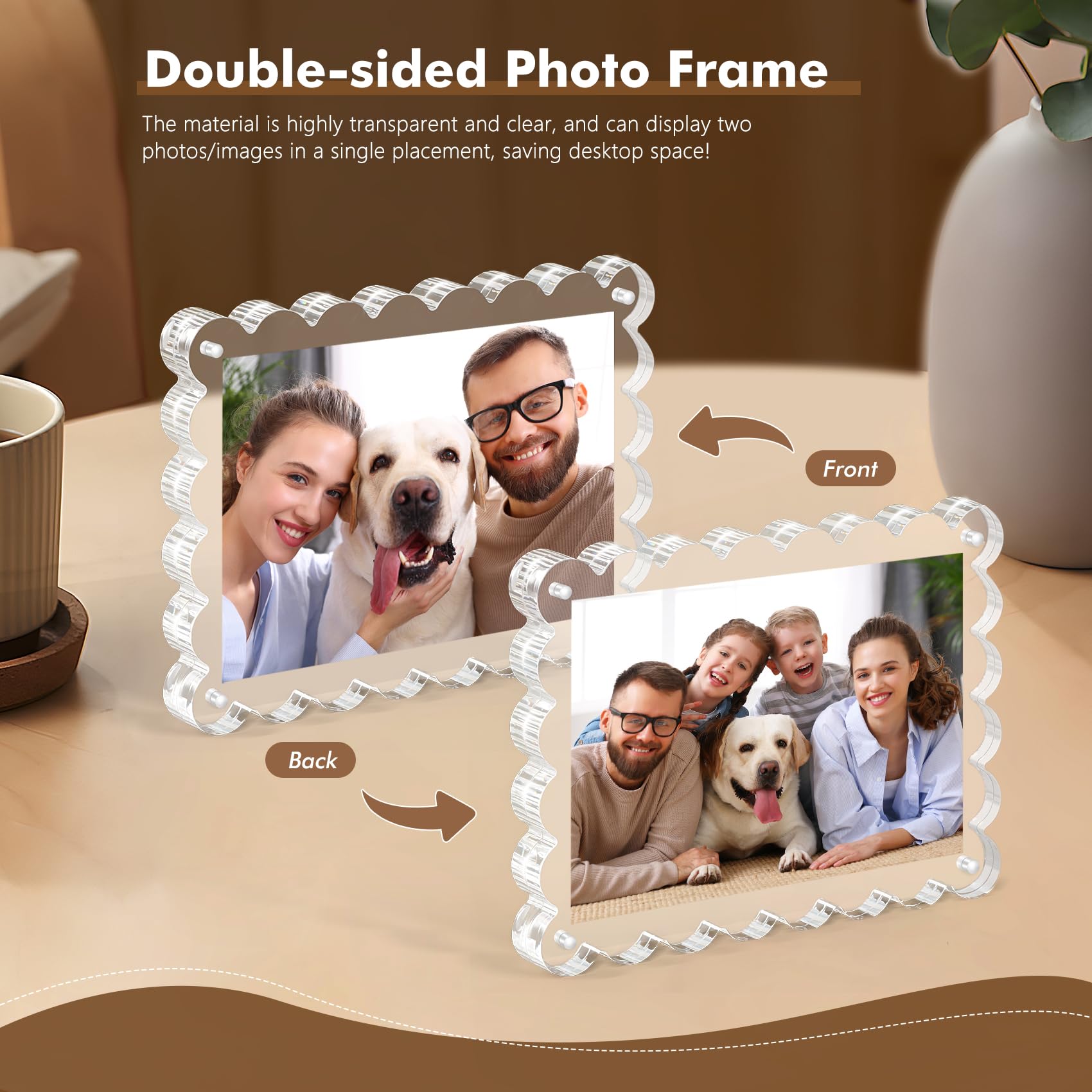 Chivalral UV-protected acrylic frame close-up preserving color and clarity