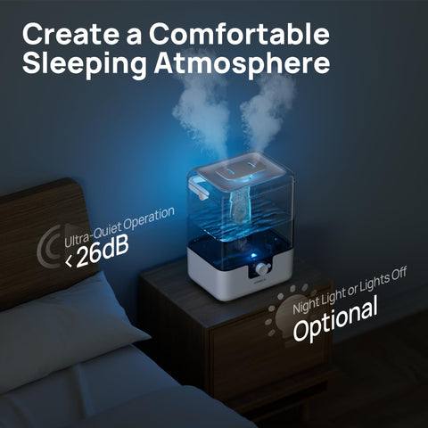 CHIVALZ 6L night light provides soft ambience for nursery nights