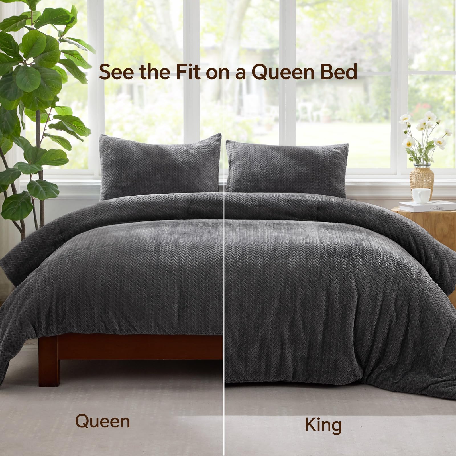 ChiXpace pillow cases included 20x26 for complete bed setup.