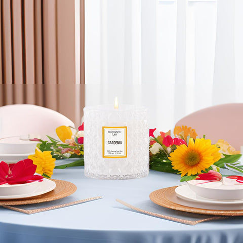Chloefu LAN Gardenia elegant-design container complements any room decor.