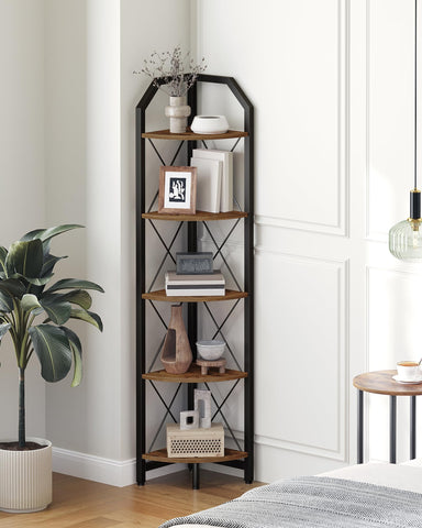 CHOEZON 59.4-inch corner shelf ready for corner storage and display.