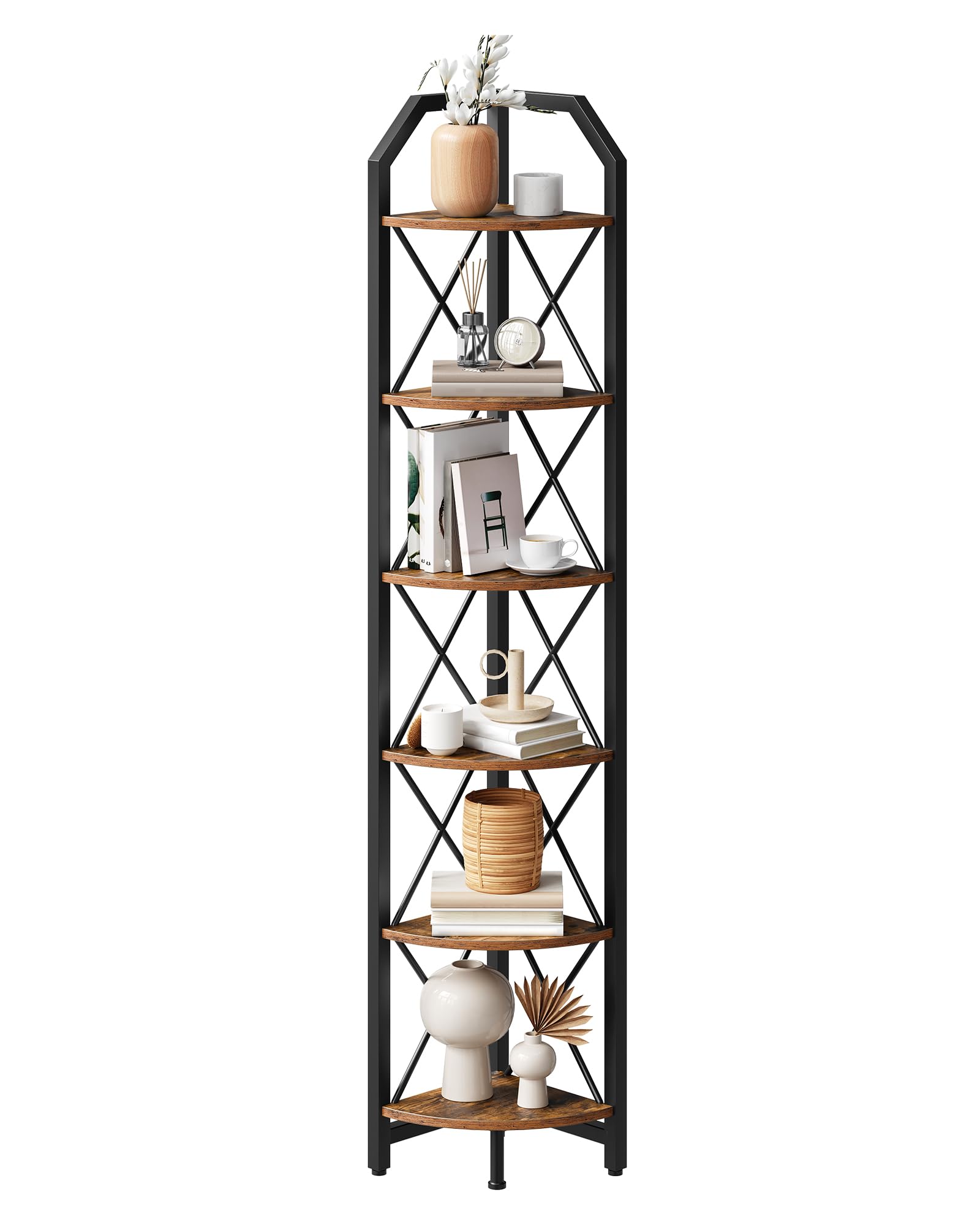 CHOEZON home office organization with the corner shelf