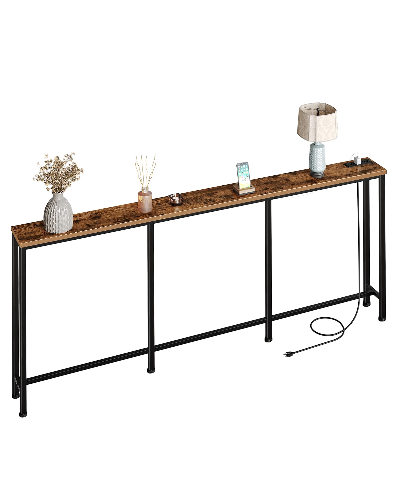 CHOEZON 78.7-inch narrow console table for tight spaces.