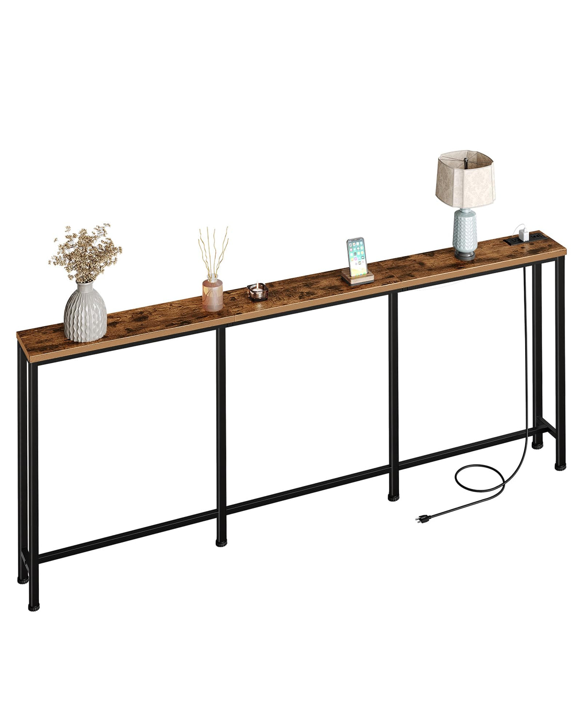 CHOEZON 78.7-inch narrow console table for tight spaces.