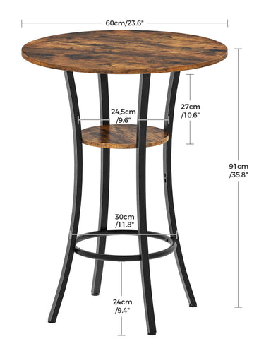 CHOEZON bar table curved design adds stylish flair to kitchens and lounges