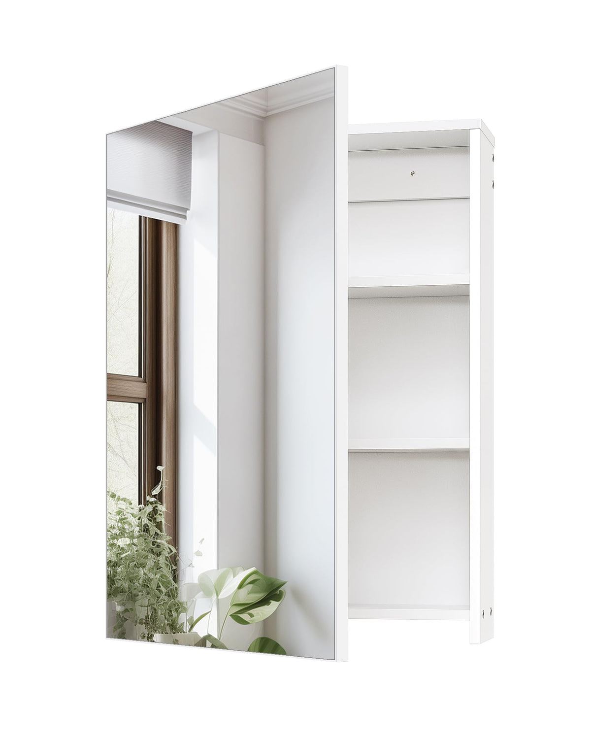 CHOEZON bathroom medicine cabinet mirror with wide reflectivity for morning routines