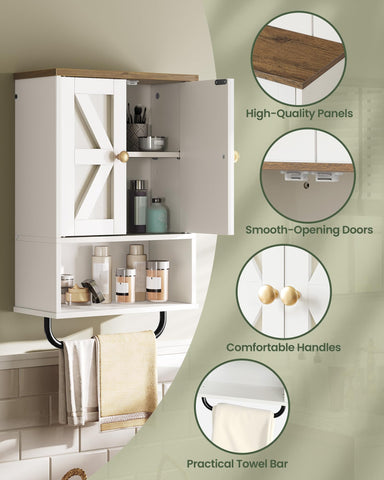 CHOEZON white and walnut finish complements diverse interiors.