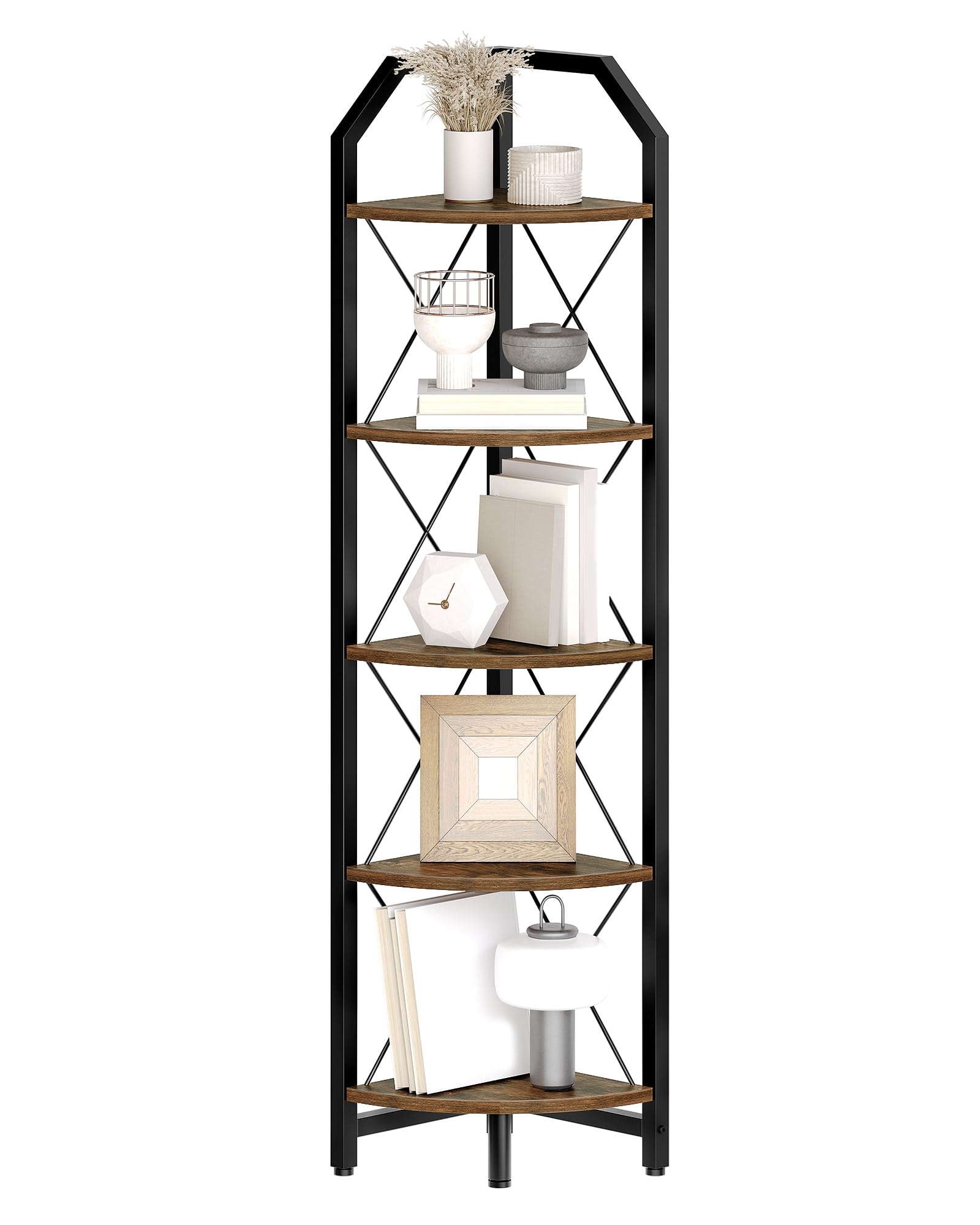 CHOEZON bookshelf for bedroom or home office offers versatile storage.
