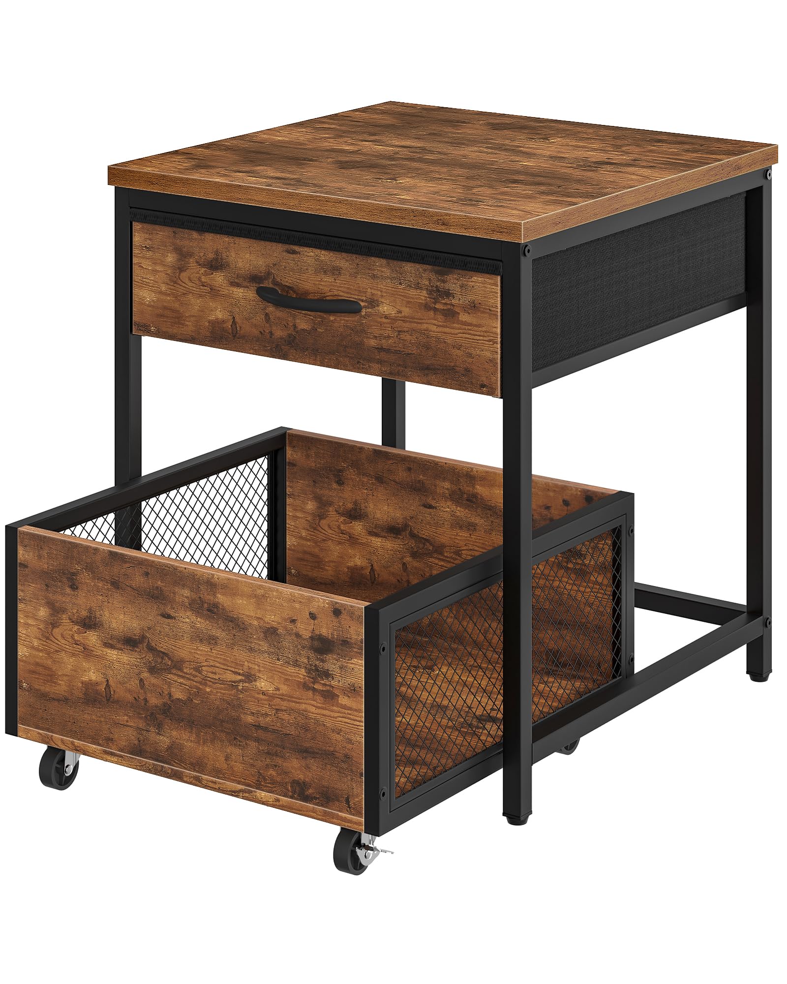 CHOEZON End Table front view shows compact design for easy fridge access.