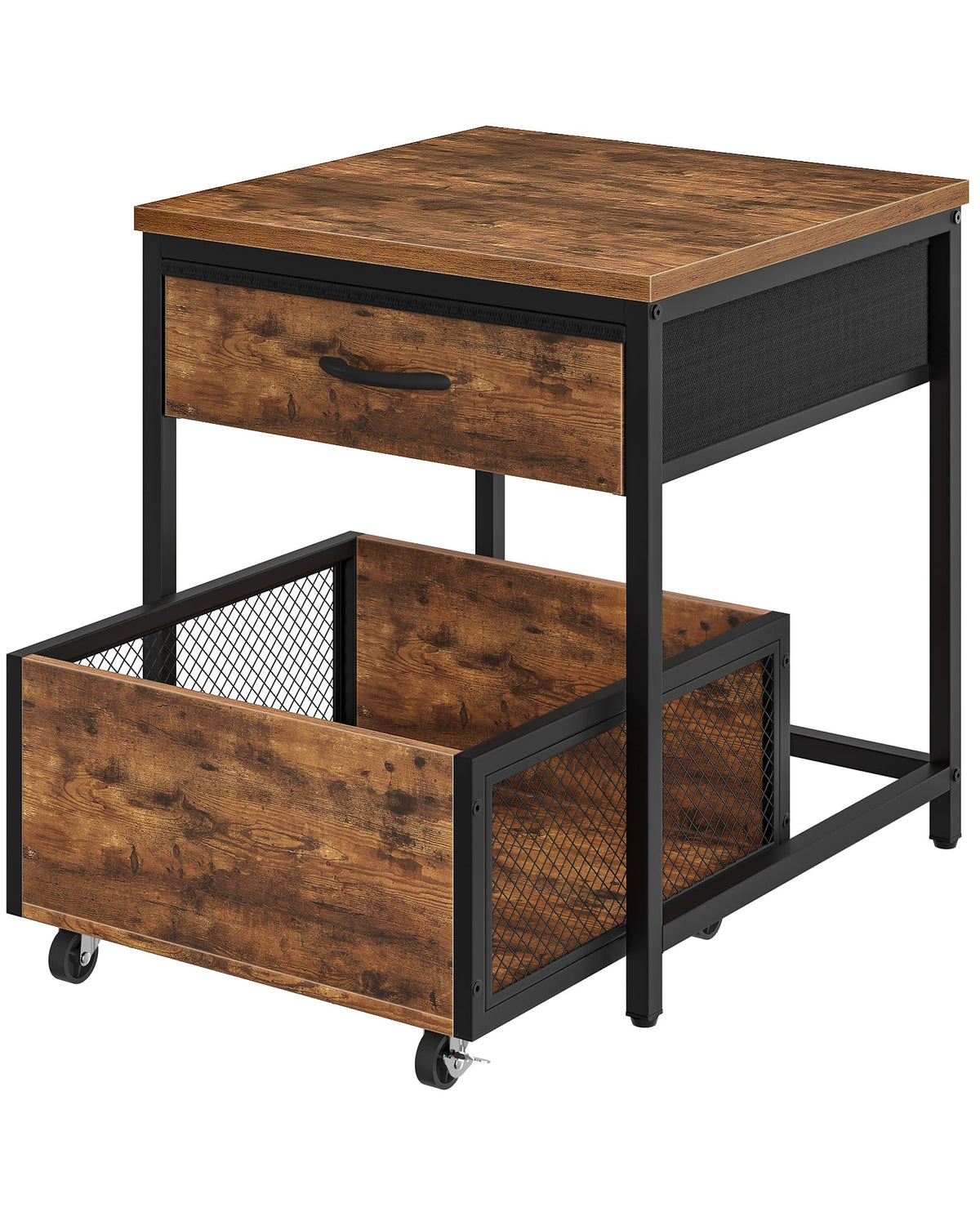 CHOEZON End Table front view shows compact design for easy fridge access.
