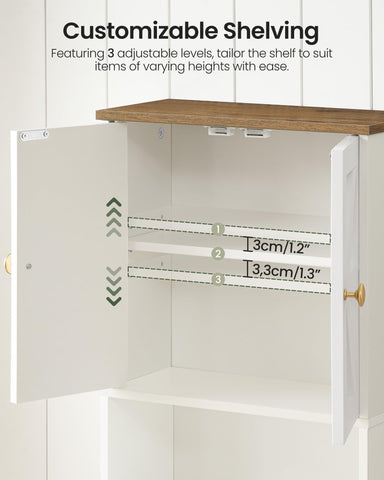 CHOEZON compact storage unit suitable for living rooms or kitchens.