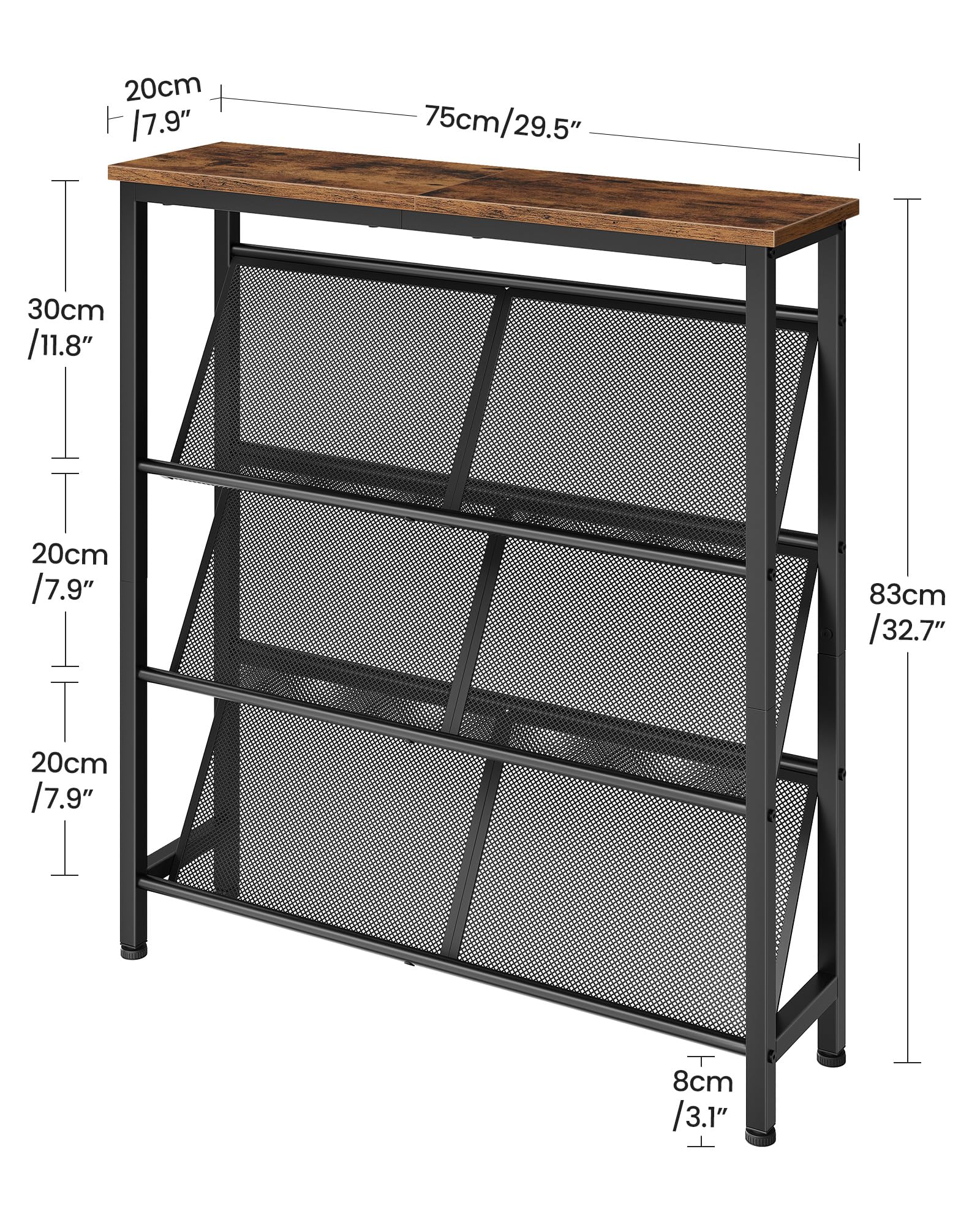 CHOEZON rustic brown and black finish adds industrial charm to interiors.