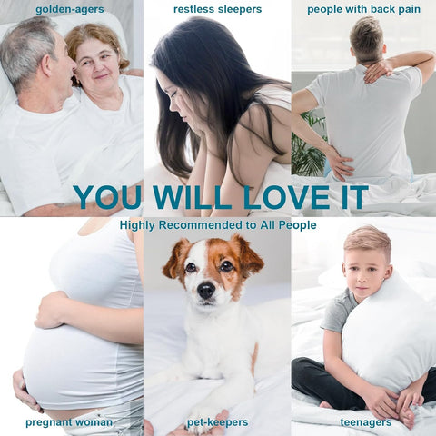 CHOKIT machine washable topper with simple care instructions for easy maintenance.
