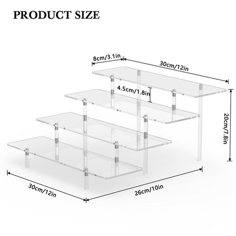CHONOVO cupcake stand setup showing multi-level display for party desserts.