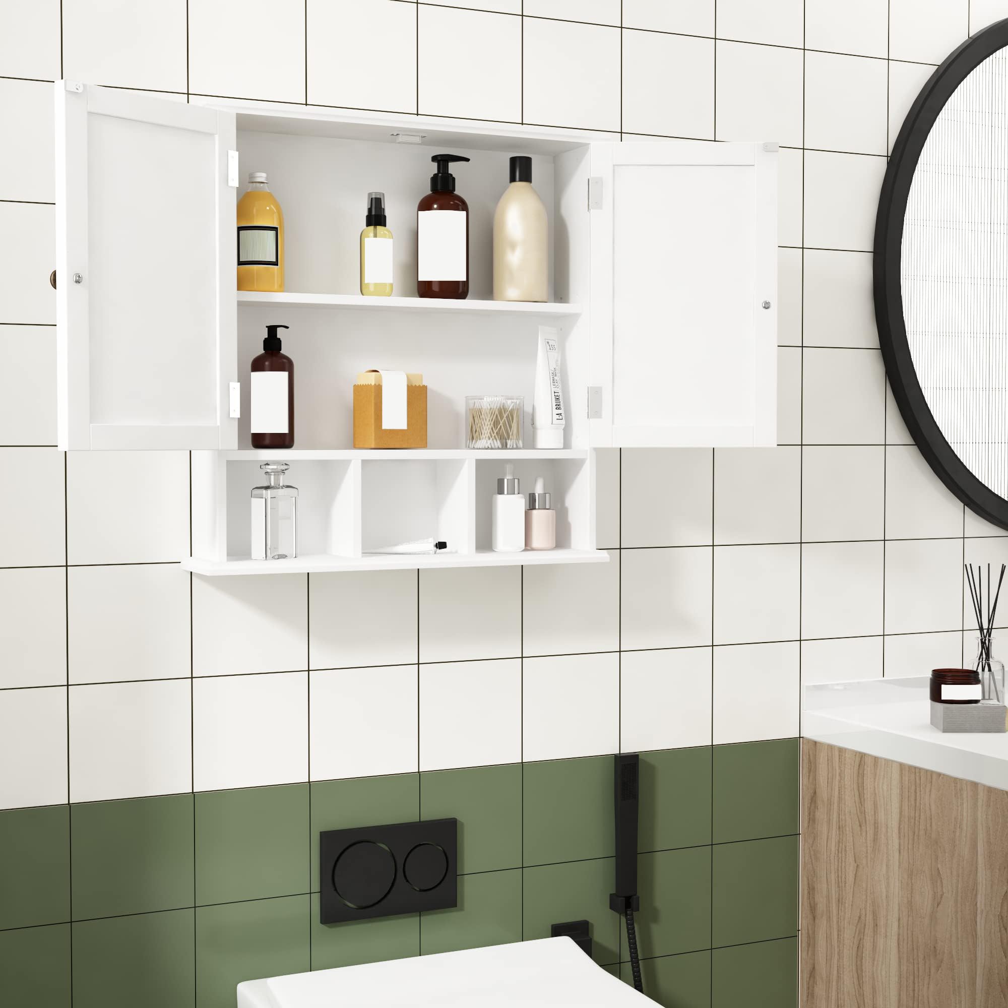 ChooChoo cabinet with open shelves for decorative items and easy access